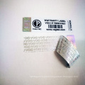 Custom One Time Use 3D Laser Hologram Sticker VOID Tamper Proof Security Seal Packaging Label